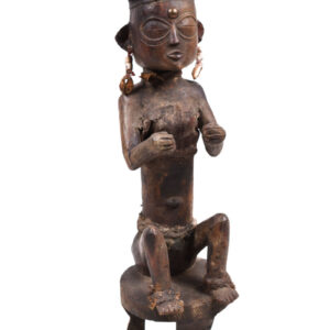 Ancestor figure - Wood - Chokwe - Congo