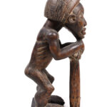 Ancestor figure - Wood - Chokwe - Congo