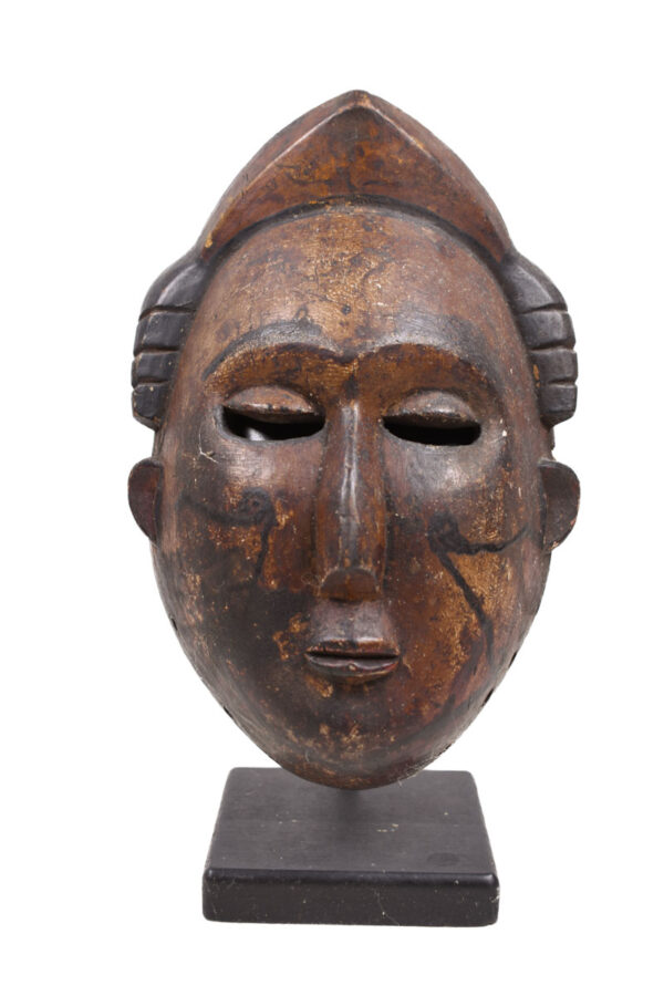 Mask - Wood - Ibibio - Nigeria - Schädler certificate