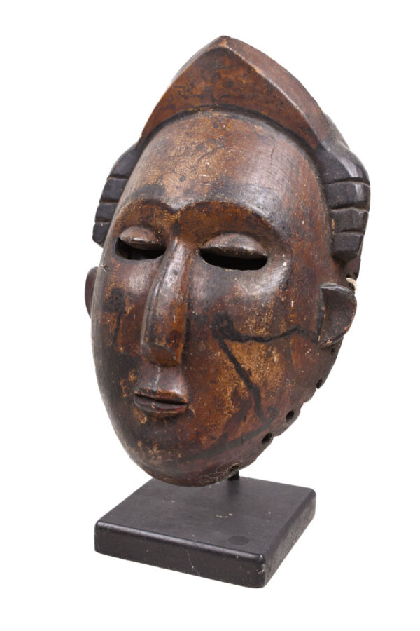 Mask - Wood - Ibibio - Nigeria - Schädler certificate