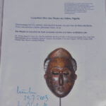 Mask - Wood - Ibibio - Nigeria - Schädler certificate