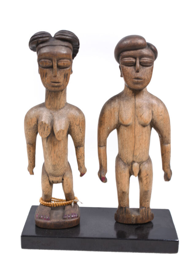 Couple figure - Wood - Adan Ewe - Togo