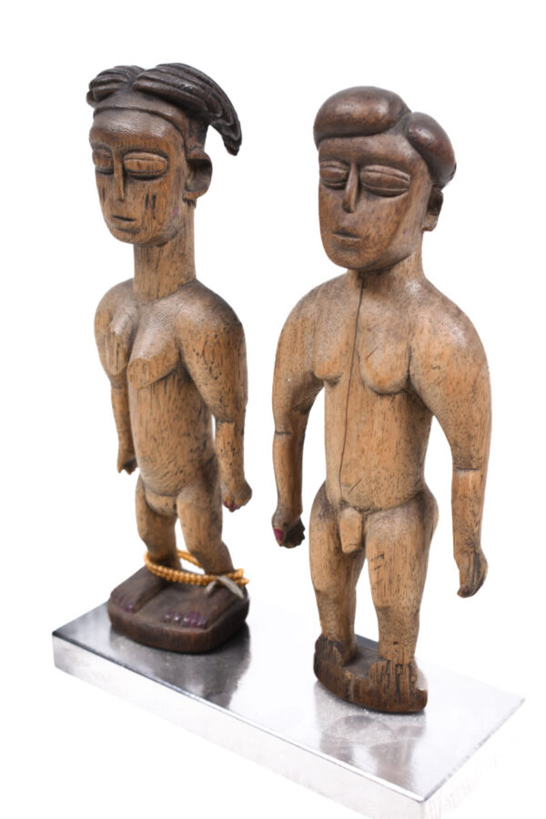 Couple figure - Wood - Adan Ewe - Togo