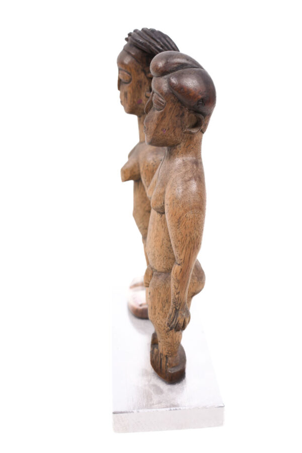 Couple figure - Wood - Adan Ewe - Togo