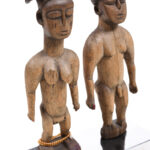 Couple figure - Wood - Adan Ewe - Togo