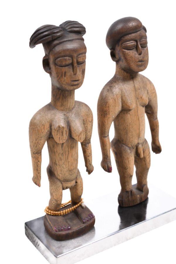 Couple figure - Wood - Adan Ewe - Togo