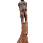 Post figure, Bocchio - Wood - Fon - Benin