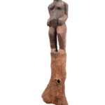 Post figure, Bocchio - Wood - Fon - Benin