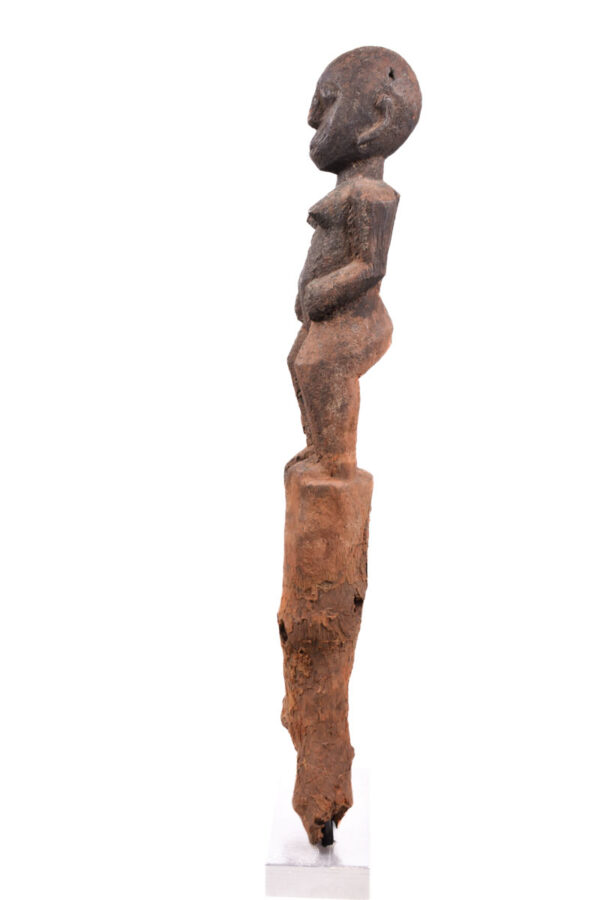 Post figure, Bocchio - Wood - Fon - Benin