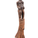 Post figure, Bocchio - Wood - Fon - Benin