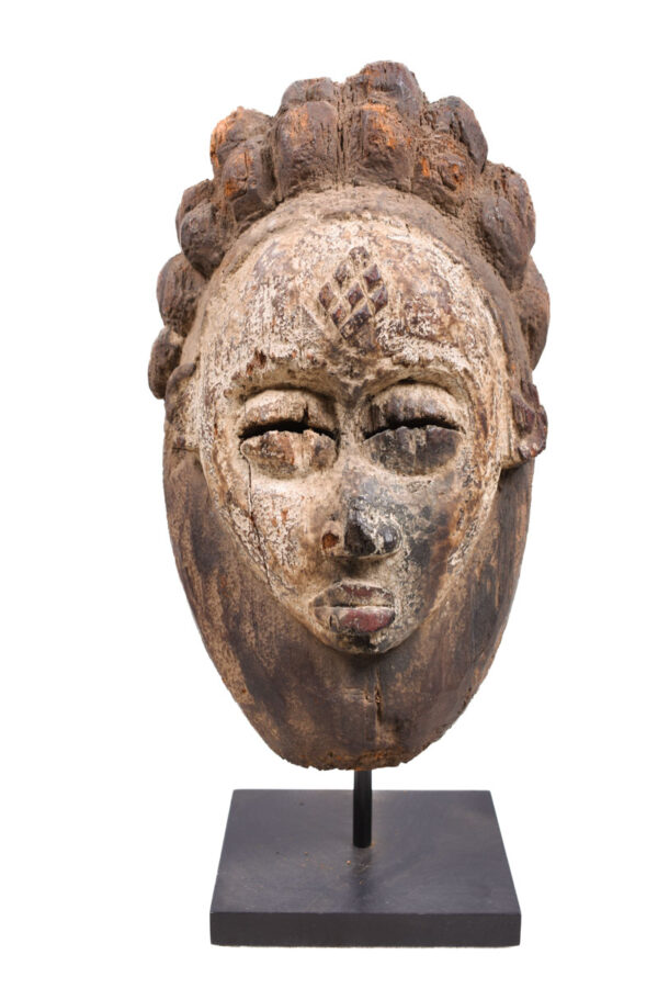 Initiation mask - Wood - Punu - Gabon