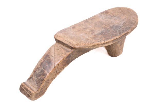 Stool - Wood - Lobi - Burkina Faso