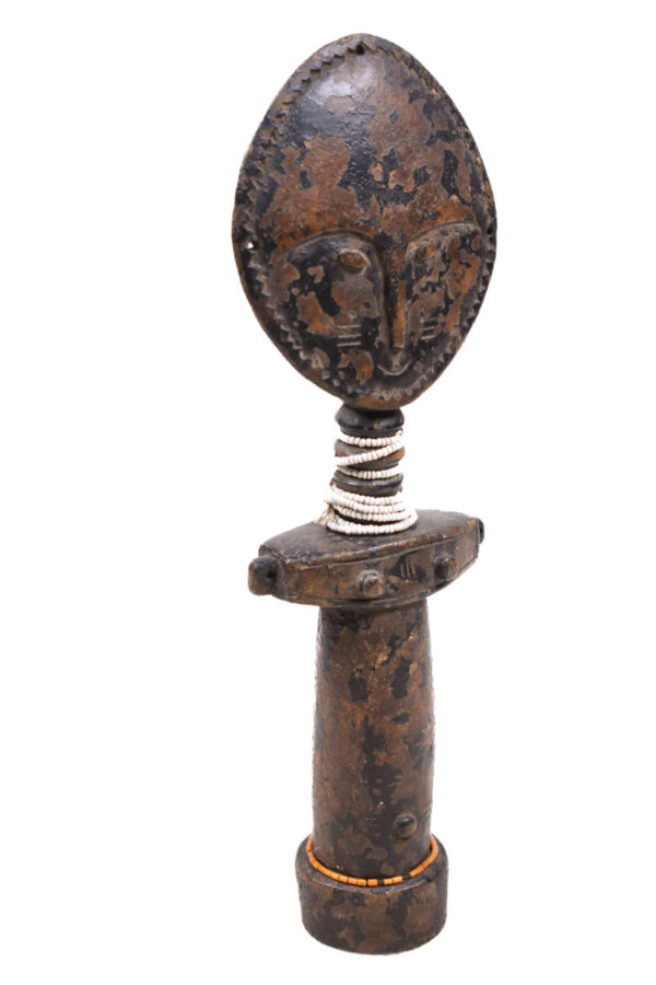 Fertility doll - Wood, Beads - Akuaba - Ashanti - Ghana