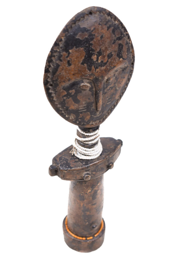 Fertility doll - Wood, Beads - Akuaba - Ashanti - Ghana