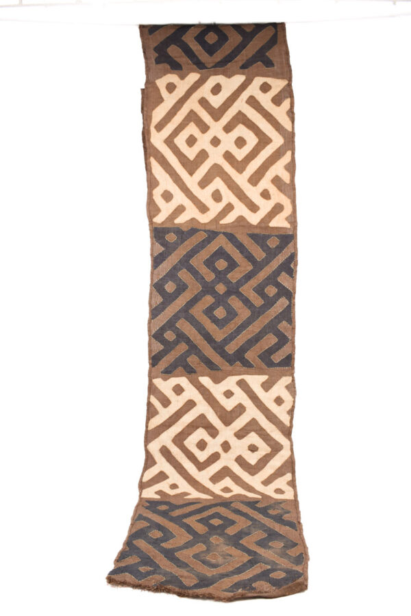 Textile - Cloth - Shoowa-Kuba - DR Congo 320 cm