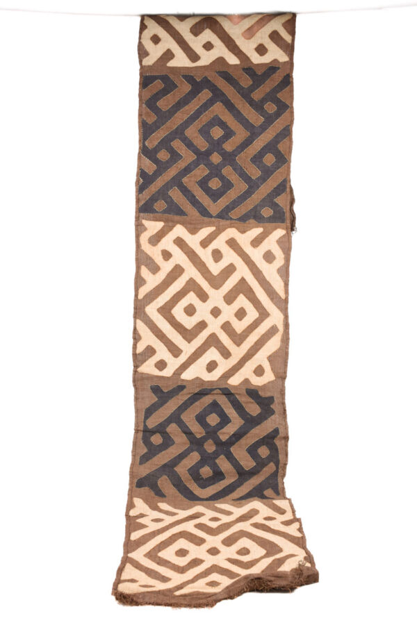 Textile - Cloth - Shoowa-Kuba - DR Congo 320 cm