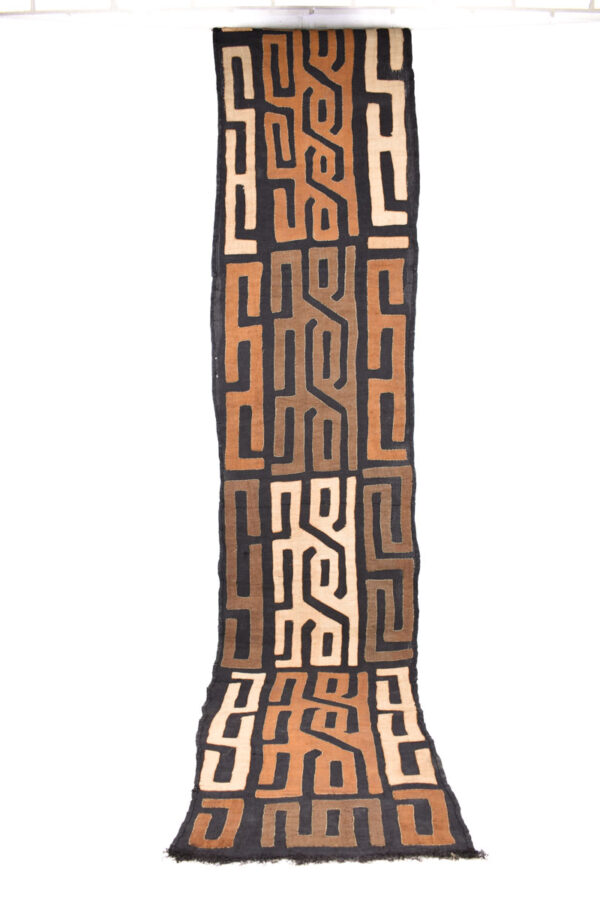 Textile - Cloth - Shoowa-Kuba - DR Congo 360 cm
