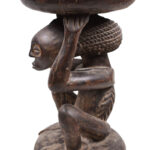 Stool - Wood - Luba - DR Congo