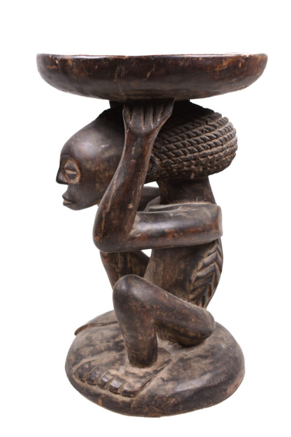 Stool - Wood - Luba - DR Congo