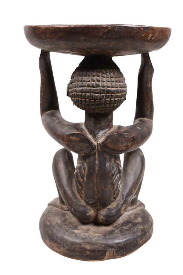 Stool - Wood - Luba - DR Congo