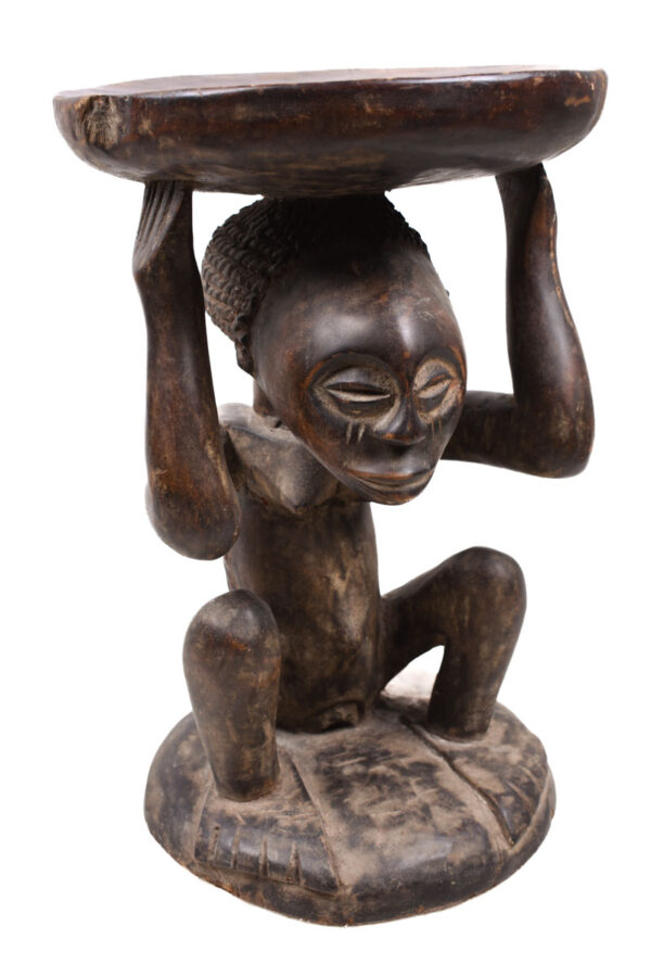 Stool - Wood - Luba - DR Congo