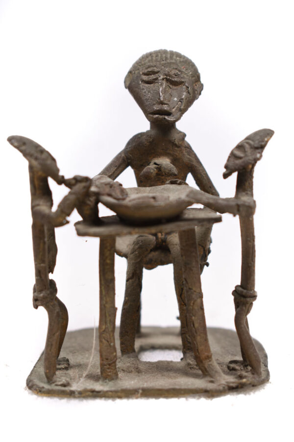 Goldweight figure - Bronze - Ashanti - Ghana