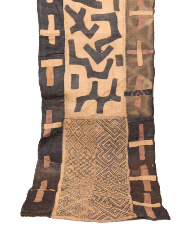 Textile - Cloth - Shoowa-Kuba - DR Congo 240 cm