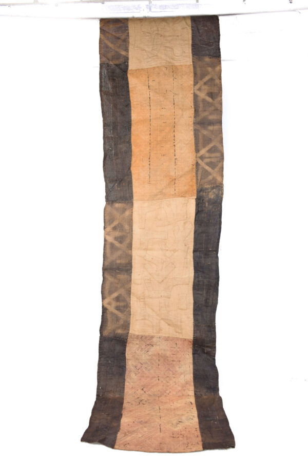 Textile - Cloth - Shoowa-Kuba - DR Congo 240 cm