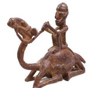 Camel rider figure - Bronze - Dogon - Mali