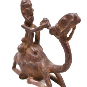 Camel rider figure - Bronze - Dogon - Mali