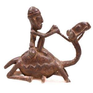 Camel rider figure - Bronze - Dogon - Mali