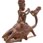 Camel rider figure - Bronze - Dogon - Mali