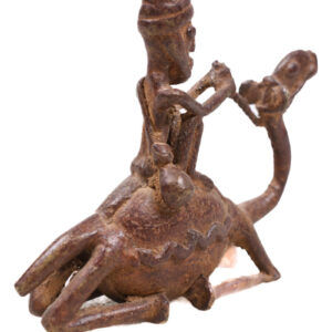 Camel rider figure - Bronze - Dogon - Mali