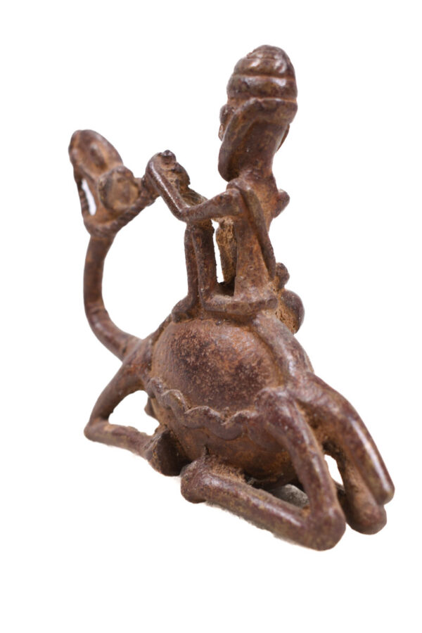 Camel rider figure - Bronze - Dogon - Mali