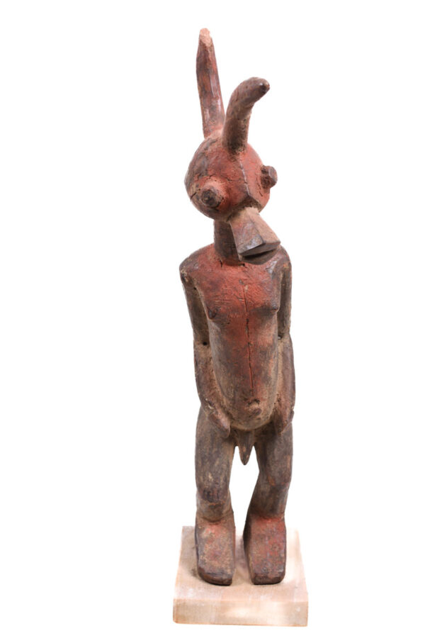 Ancestor figure - Wood - Chamba - Nigeria