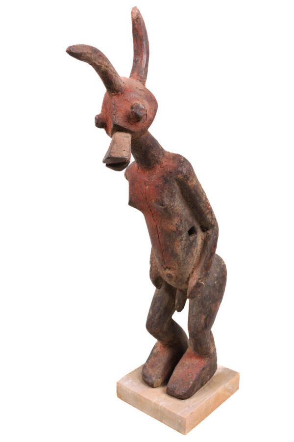 Ancestor figure - Wood - Chamba - Nigeria