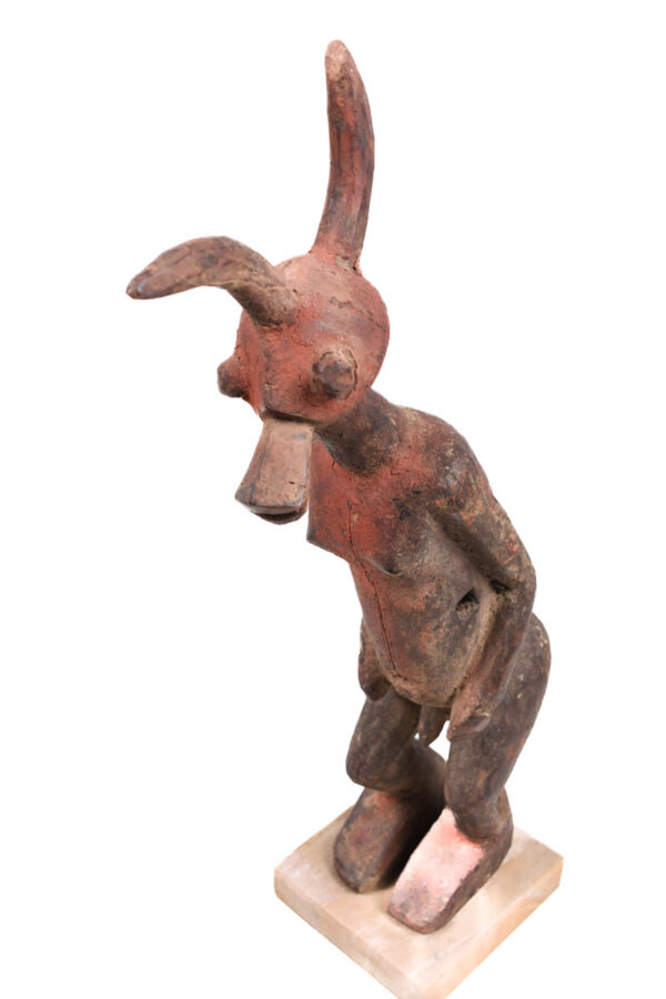 Ancestor figure - Wood - Chamba - Nigeria