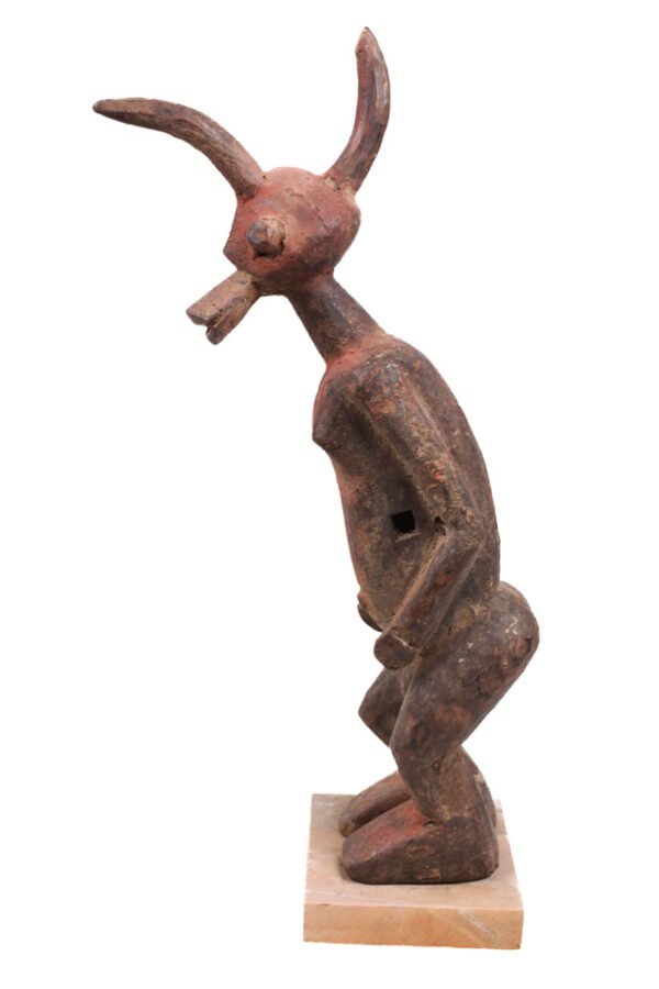 Ancestor figure - Wood - Chamba - Nigeria
