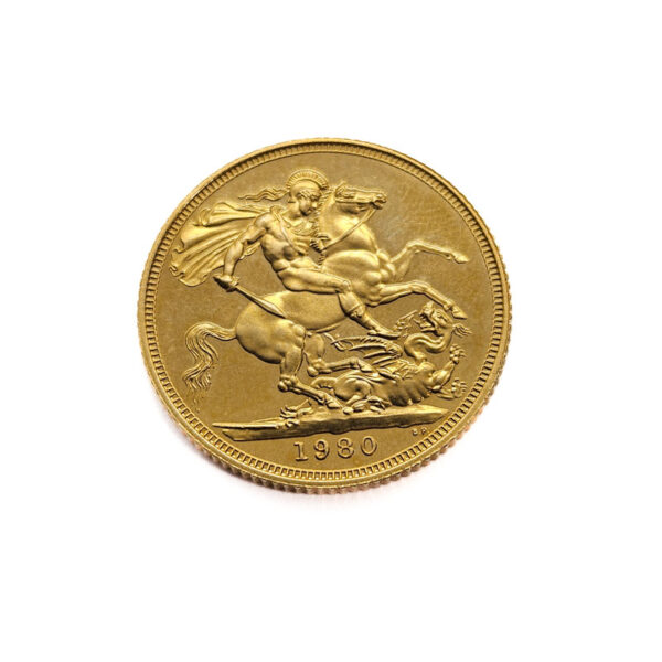 United Kingdom Sovereign 1980 Elizabeth II