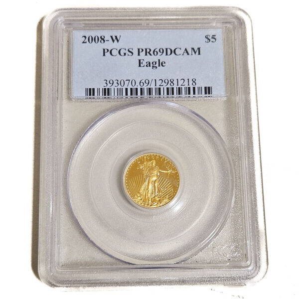USA 5 Dollars 2008-W American eagle - 1/10 Oz.