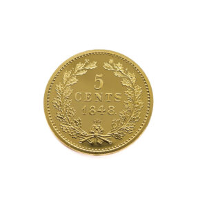Nederland 5 Cents 1848 Willem II - Restrike