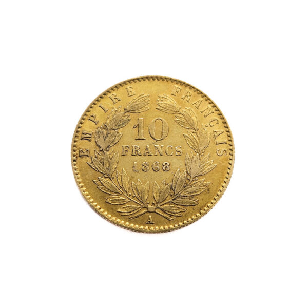 France 10 Francs 1868-A Napoleon III