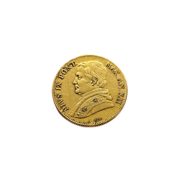 Vatican - Papal States 1 Scudo 1858-R Pius IX