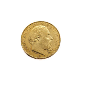 Monaco 20 Francs 1878 Charles III