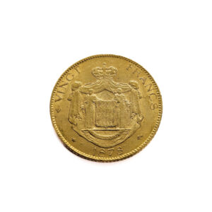 Monaco 20 Francs 1878 Charles III