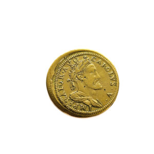 France, Besançon 1/2 Pistole 1654 Charles V