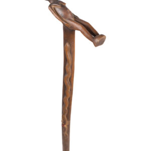 Power Stick / Scepter - Wood - Lobi - Burkina Faso - KF Schädler Certificate