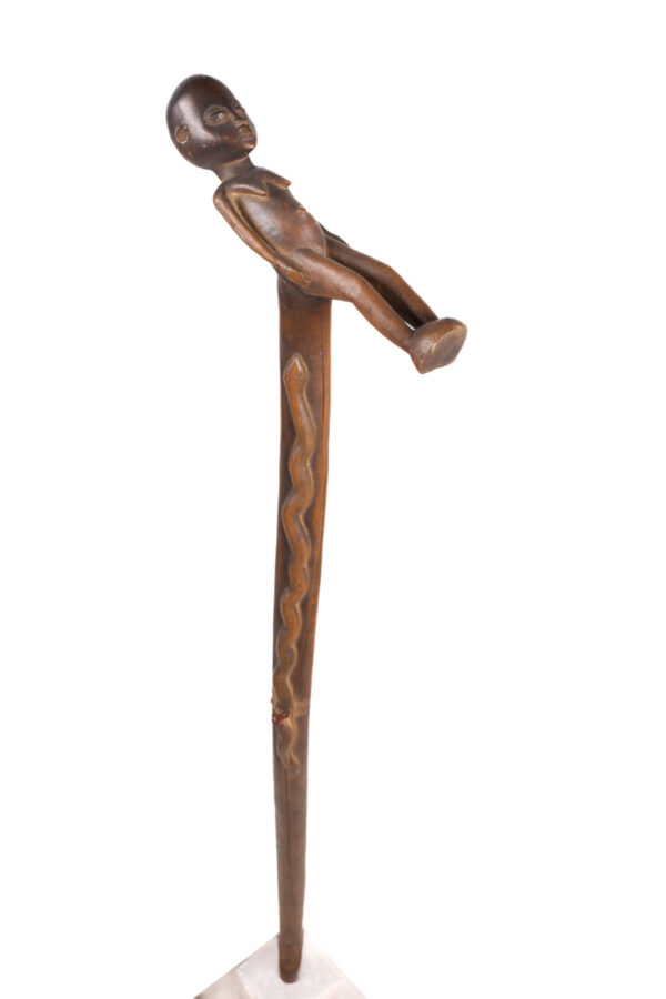 Power Stick / Scepter - Wood - Lobi - Burkina Faso - KF Schädler Certificate