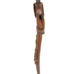 Power Stick / Scepter - Wood - Lobi - Burkina Faso - KF Schädler Certificate
