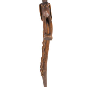 Power Stick / Scepter - Wood - Lobi - Burkina Faso - KF Schädler Certificate